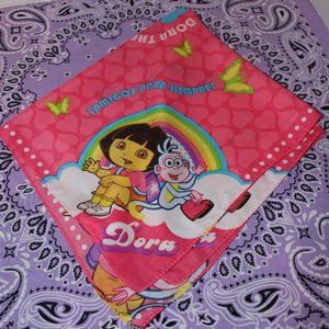 Dora the Explorer Bandanna Scarf- vintage NEW 2010